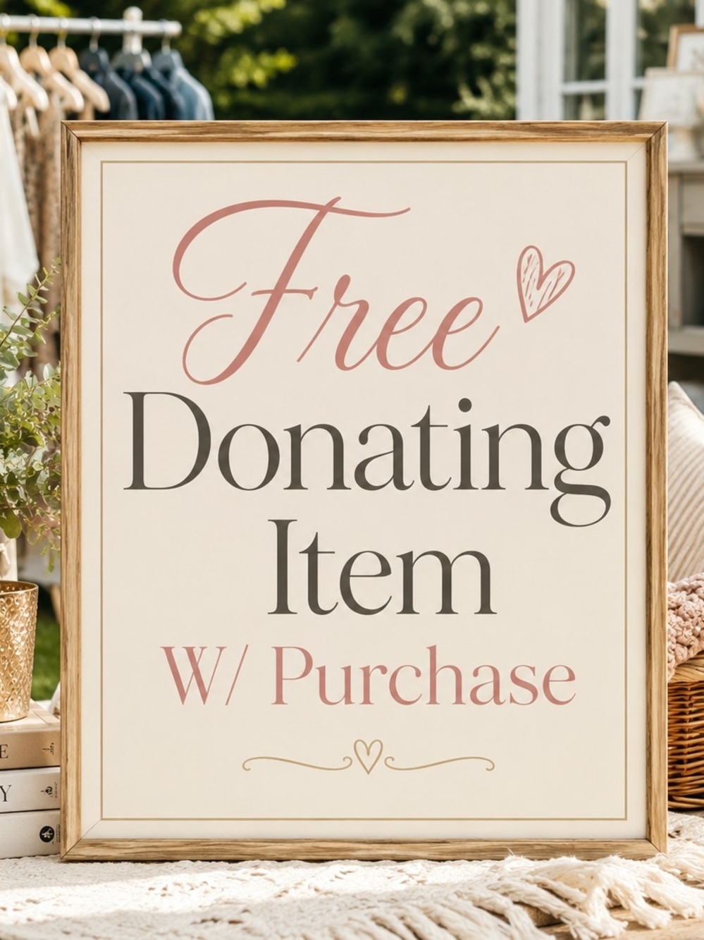 Free Item W/ Purchase